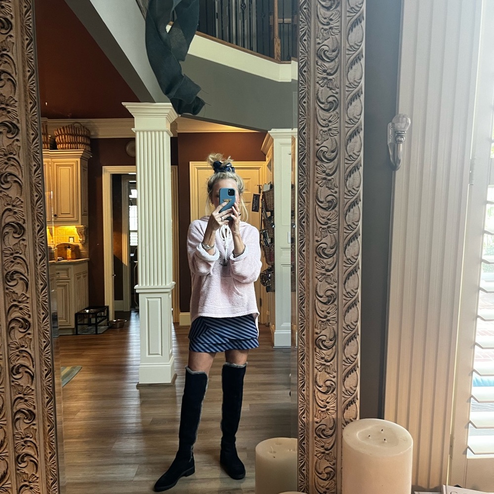 Stuart Weitzman Lowland Over the Knee Black Boots